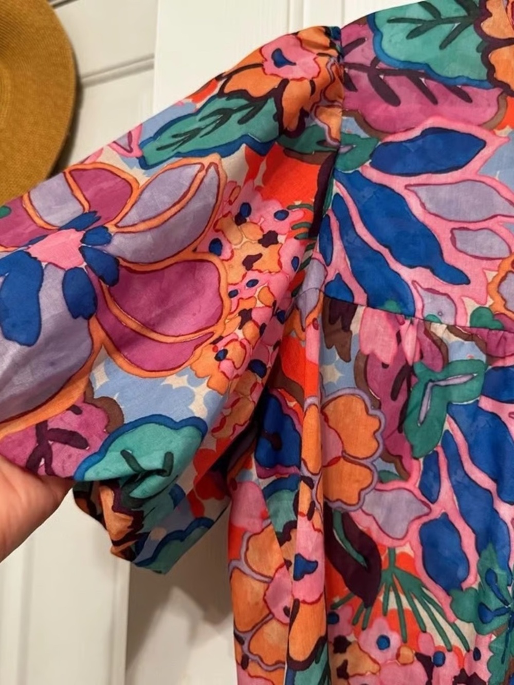 THML floral blouse - Picture 3 of 4